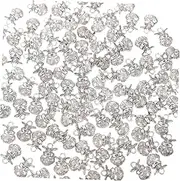 [SHINEOFI] Cute Keychain Bunny Charm Diy Alloy Pendant for Jewelry Making Easter Charm