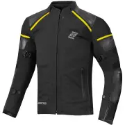 Blizzard-X Waterproof Black Yellow Textile Motorcycle Jacket