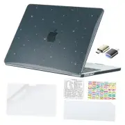 Case for MacBook Air 13.6 inch 2025 2024 2023 2022 Air13.6 Sparkly Black