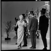 Alice Faye With Dancers Performing on TV 1966 The Hollywood Palace Old Photo 1