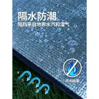 在飛比找ETMall東森購物網優惠-露營鋁膜防潮墊單人野餐墊戶外便攜防水睡墊布帳篷家用野炊地墊子