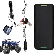 Car Solar Charger - Fast Energy Absorption, Compact Powerr Panel | Lightweight Secure Design, Multipurpose Auto Battery Backup, Reliable Voltage Maintenance, Portable Attachment Ideal for Vehicle Trav