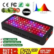 PHLIZON 1200W Double Switch LED Grow Light Full Spectrum For Indoor Plants Hydro