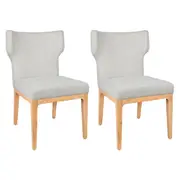 Luxe Living Ashton Natural Dining Chair in Natural - Set of Two