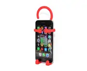 Flexible Cell Phone Holder,Silicone Car Mirror Mount for Mobile Phones