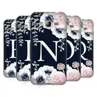 NATURE MAGICK FLORAL MONOGRAM NAVY FLOWERS 2 SOFT GEL CASE FOR SAMSUNG PHONES 3
