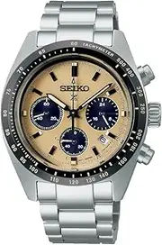 Seiko Prospex Speedtimer Solar Chronograph Sports Beige Dial Watch SSC817P1, beige, Chronograph