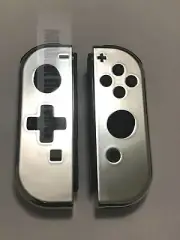 Custom Chrome Silver Nintendo Switch Joy Con Joy-Con JoyCon SET controller DPAD