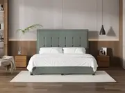 My Style Framed Headboard & Standard Base - Super King / Seaglass / Drawer Base