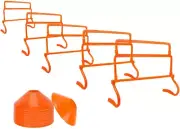 Adjustable Speed Training Hurdles Fitness & Speed Training Equipment w/ Agility