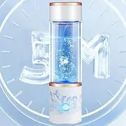 Hydrogen Water Bottle, 5000ppb High Concentration Portable Hydrogen Rich Water Glass Generator Cup for Exercise Home Travel, Hydrogen Water Bottle Generator, Men Women