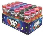 24 x PUSH POP POPS CANDY LOLLIPOPS KIDS NOVELTY PARTY FAVOURS BULK LOLLIES