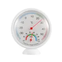 在飛比找蝦皮商城優惠-機械溫濕度計WS-A1白色 室內室外溫度計濕度計便攜式塑料溫