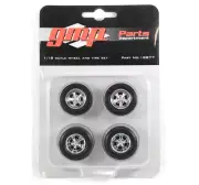 1:18 Scale Mag Wheels and Tyre Set - Cragar Style GMP (18877))