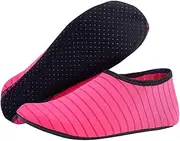 [tieedhfu] 1 Pair Beach Shoes Non-Slip Elastic Quick Dry Barefoot Socks Water Sports Comforatable Underwater Adults