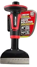 4-Inch Bolster Pro-Heavy-Duty Chisel for Demolition and Masonry Work| High-Carbon Steel Blade| Precision Ground Edge for Effective Cutting and Chopping| Ergonomic Handle| Ideal for Construction