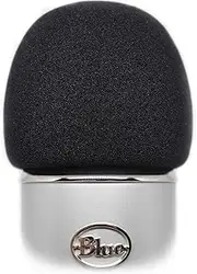 Professional Foam Windscreen for Blue Yeti - Covers Other Large Microphones such as MXL Audio Technica and Many More - Quality Sponge Material Makes This The Perfect Pop Filter for your Mic - Black