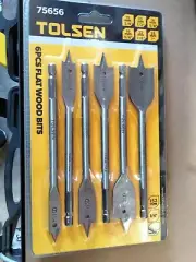 6Pc Spade Wood Drill Bit Set 76656