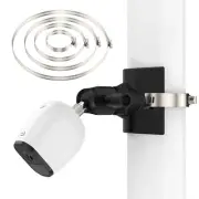 Pole/ Railing Mount for Arlo Camera Arlo Pro 4/Arlo Ultra Bracket Clip Holder