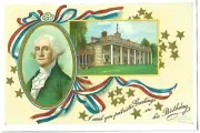 VTG REPRO - George Washington - Gabriele Oldham Postcard
