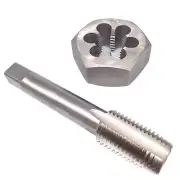 US Stock HSS M22 x 2.5mm Tap & 22x2.5mm Hexagon Die Metric Thread Right Hand Set