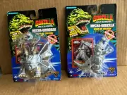 Godzilla King Of The Monsters MECHA-GODZILLA & MECHA-GHIDORAH Wind-Ups 1994 MOC
