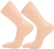 1 Pair Foot Mannequin Sock Display Color and Stable Support for Socks Shoes and Anklets for Retail Store Displays
