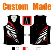 Custom Sublimated Netball Singlets Dry Fit Fabric Sleeveless Training Tops 92