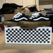VANS Skate Old Skool Checkerboard - Black Gum US Men’s size 5.5