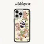 WILDFLOWER WILDLIFE PARK WF 超強防摔 PC 手機殼適用於 IPHONE 15 PROMAX