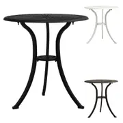 Garden Outdoor Patio Coffee Tea Table Cast Aluminium Multi Colours vidaXL