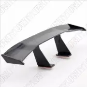 1 x Carbon Fiber Black Car 17cm Twill Look Mini Rear Wing Spoiler Decoration