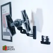 Wall Mount for LEGO 75300 TIE Fighter Imperial Star Wars Gecko Bricks