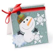 Sizzix Bigz Snowflakes die #658179 Retail $19.99 with FREE Sizzlits Tag die