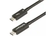StarTech.com 3ft (1m) Thunderbolt 4 Cable, 40Gbps, 100W PD, 4K/8K Video, Intel-Certified, Compatible w/Thunderbolt 3/USB 3.2/Dis