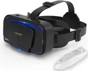 VR Headset Virtual Reality 3D Glasses VR Set Adjustable Goggles Support 7.2 Inch