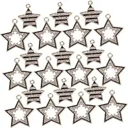 ULDIGI Pentagram Charm Jewelry Charms Pendant Set 20pcs Alloy Charms for Jewelry