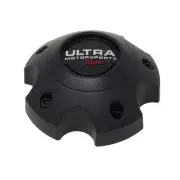 89-9755SBX / Ultra Satin Black Bolt-on Center Cap for 5x5 and 5x135 Bolt Pa