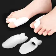 2pcs Silicone Gel Bunion Toe Corrector Orthotics Straightener Separator P_E9