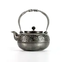 在飛比找蝦皮購物優惠-台灣熱賣 八角鑄鐵壺生鐵茶壺中式復古茶具軟裝修擺件樣板間素壺