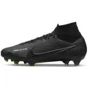 Nike Zoom Mercurial Superfly 9 Elite FG Black Smoke Grey DJ4977-001 sz 7 Men's
