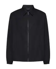 Zipper casual jacket S black