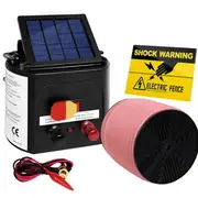 Giantz Fence Energiser 3KM Solar Powered Electric