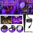 10W UV Blacklight Lamp UV Purple LED Spotlight Lamp Garden Lawn Flood Lights