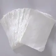 Handmade Paper -100 sheets - All Sizes - WHITE - Deckle Edge - Acid Free Natural
