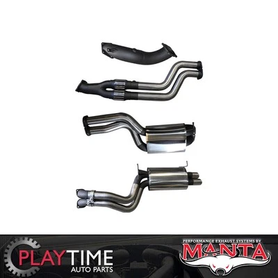Manta Ford Falcon BA BF XR6 Turbo 3in Dual Turbo Back