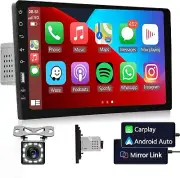 Single Din Carplay Car Stereo with Android Auto, Podofo 9 inch HD IPS Touchscree