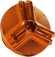 FUSHENGLI Compatible with Z650 Z800 Z400 Z1000R Z1000SX Z900RS Z125 Engine Oil Cap Bolts Fuel Filler Cap Protection Accessories(Orange)
