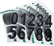 HOMOCONO Mailbox Address Stickers Reflective Vinyl Numbers for Outdoor Mailbox Easy Application Precut Letters Numbers for House