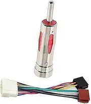 Pexorin Radio Stereo Replacement ISO Standard Wire Harness Connector Radio Antenna Adapter Fit Insight CRV 1998-2012, 1998-2016 Select Model Replacement, for Pioneer JVC Alpin Car Radio Wiring